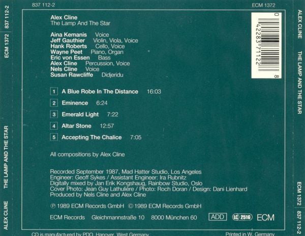 Alex Cline : The Lamp And The Star (CD, Album)