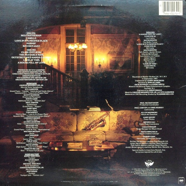 Stu Gardner Presents A House Full Of Love Featuring Grover Washington, Jr. : A House Full Of Love - Music From The Bill Cosby Show (LP, Album)