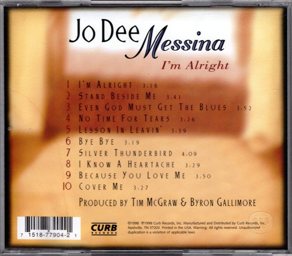 Jo Dee Messina : I'm Alright (CD, Album)