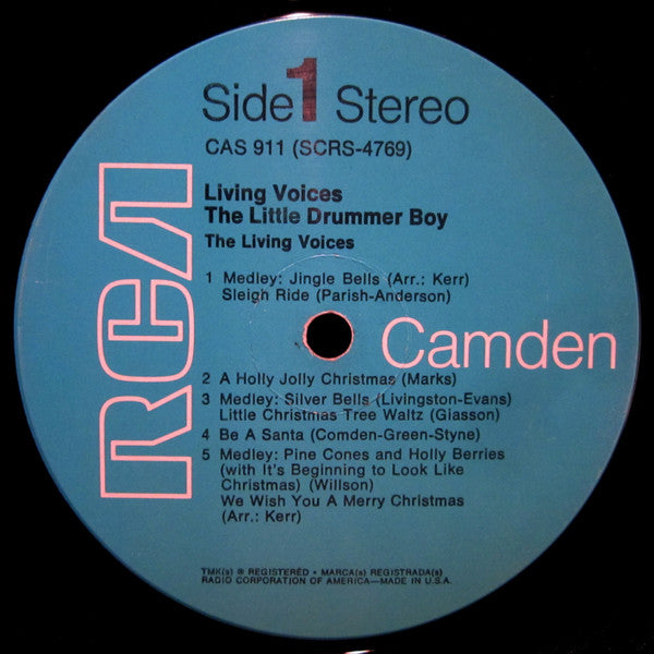 Living Voices : The Little Drummer Boy (LP, Album, RE, Ind)