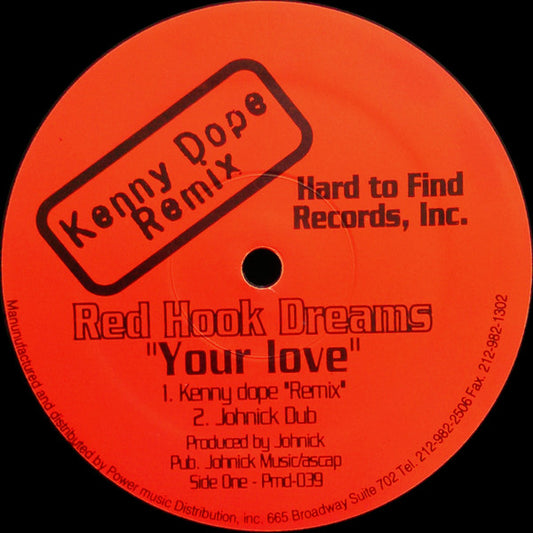 Red Hook Dreams : Your Love / Jammin' (12")