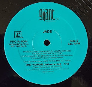 Jade (3) : One Woman (Vinyl, Promo)