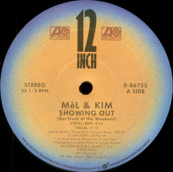 Mel & Kim : Showing Out (12", Single, AR)