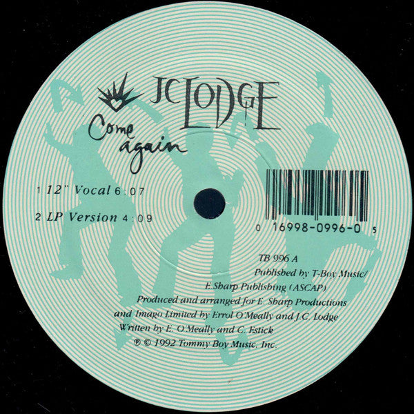 JC Lodge : Come Again (12")