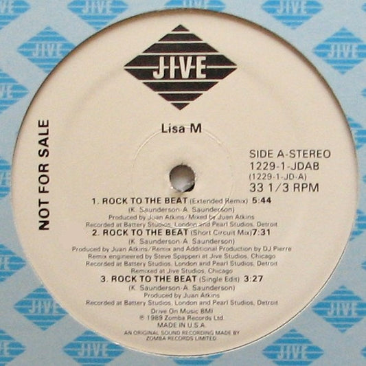 Lisa Moorish : Rock To The Beat (12", Promo)