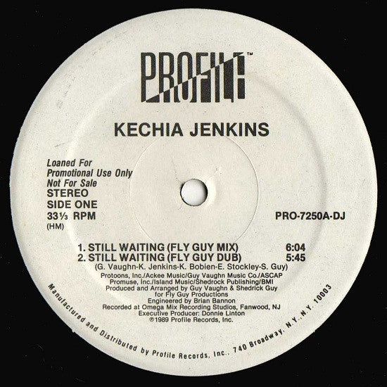 Kechia Jenkins : Still Waiting (12", Promo)