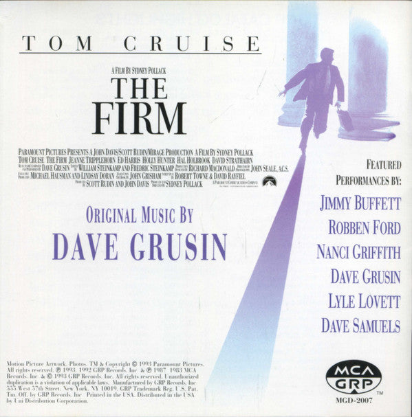 Dave Grusin : The Firm (Original Motion Picture Soundtrack) (CD, Album)