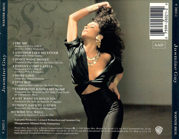 Jasmine Guy : Jasmine Guy (CD, Album)