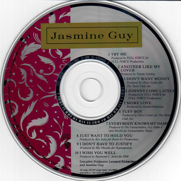 Jasmine Guy : Jasmine Guy (CD, Album)