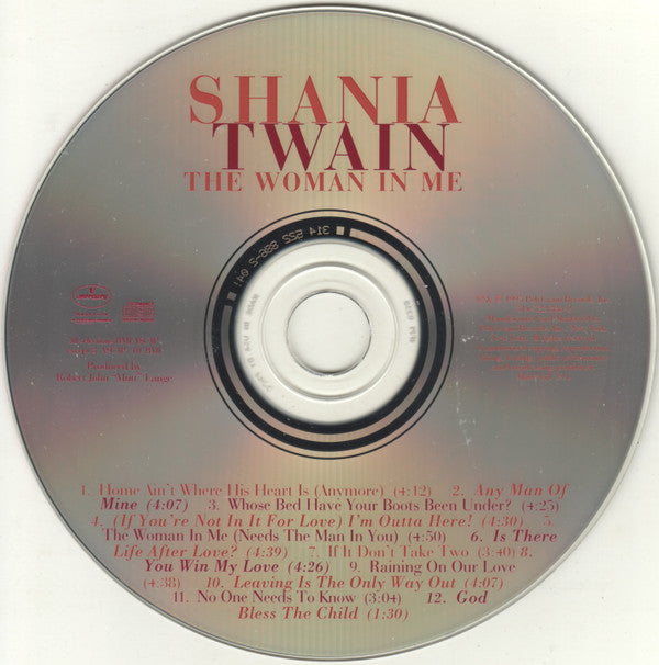 Shania Twain : The Woman In Me (CD, Album)