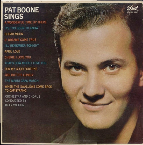 Pat Boone : Pat Boone Sings (LP, Comp)