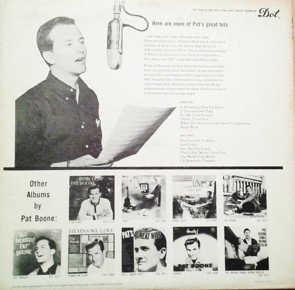 Pat Boone : Pat Boone Sings (LP, Comp)
