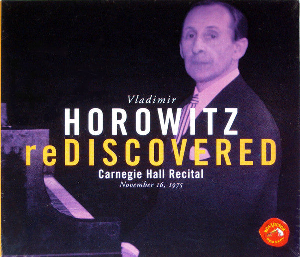 Vladimir Horowitz : Horowitz Rediscovered (Carnegie Hall Recital, November 6, 1975) (2xCD, Album, Dig)