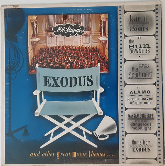 101 Strings : Exodus And Other Great Movie Themes (LP, Album, Mono)