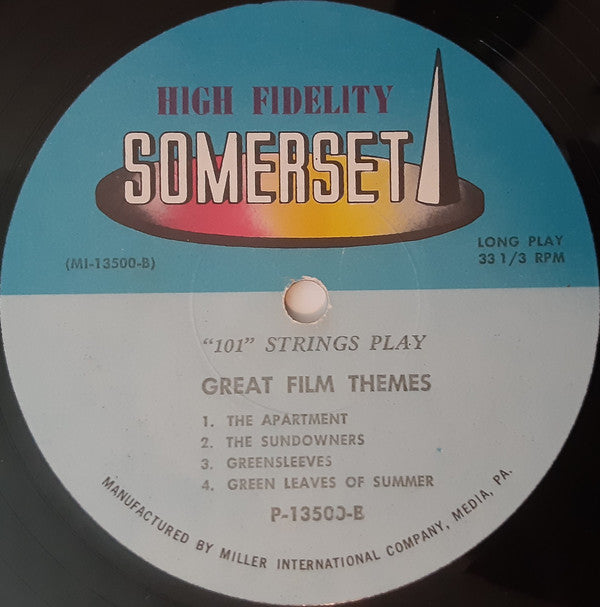 101 Strings : Exodus And Other Great Movie Themes (LP, Album, Mono)