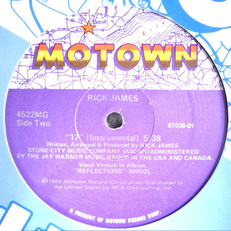 Rick James : 17 (12", Single)