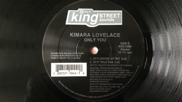 Kimara Lovelace : Only You (2x12")