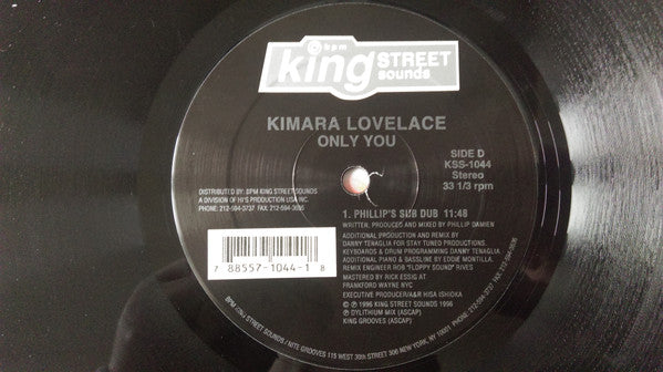 Kimara Lovelace : Only You (2x12")