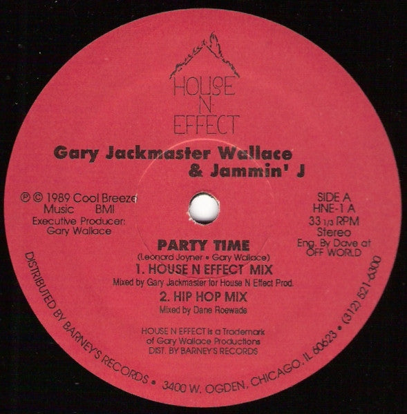 Gary Wallace & Jammin' J : Party Time (12")