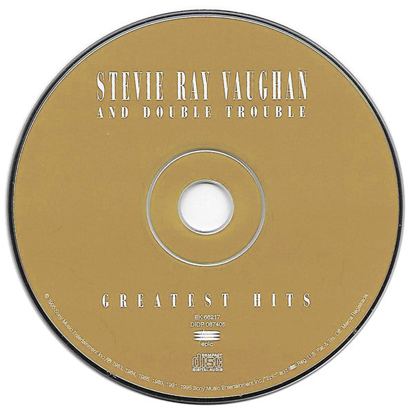 Stevie Ray Vaughan & Double Trouble : Greatest Hits (CD, Comp, RP, Pit)