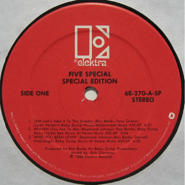 Five Special : Special Edition (LP, Album, SP)