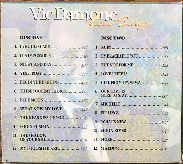 Vic Damone : Love Songs (2xCD, Comp, Two)