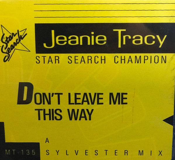 Jeanie Tracy : Don't Leave Me This Way (12", Single)