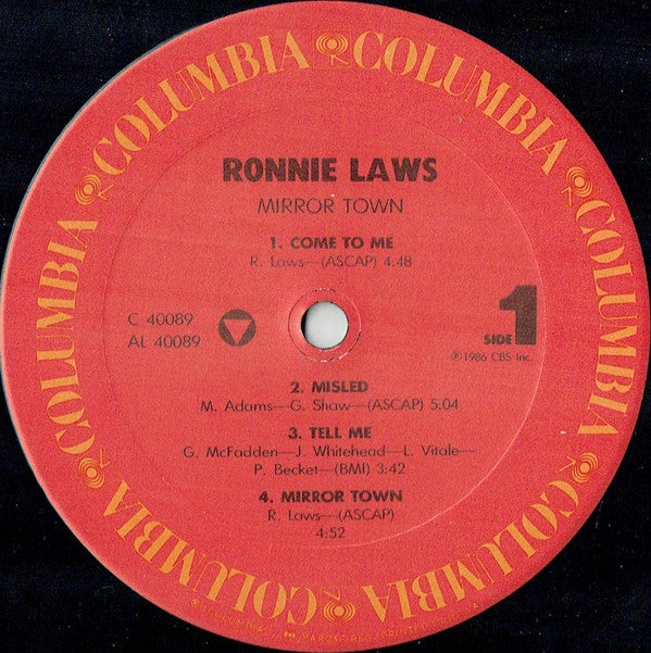 Ronnie Laws : Mirror Town (LP, Album, Car)