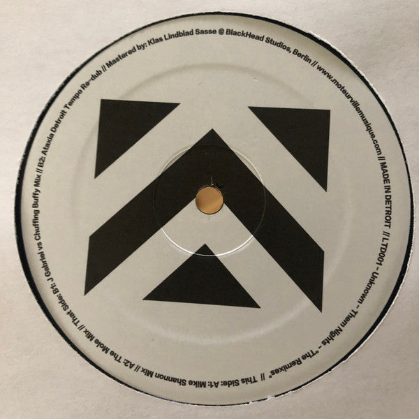 Unknown Artist : Them Nights - The Remixes (12")