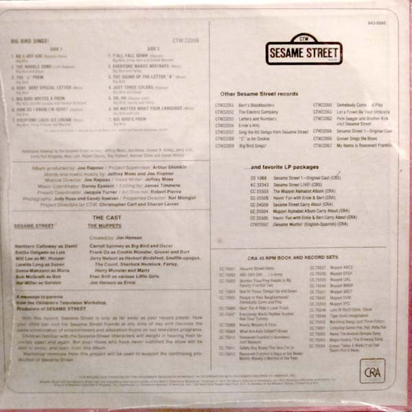 Big Bird (4) : Big Bird Sings! (LP, Album)