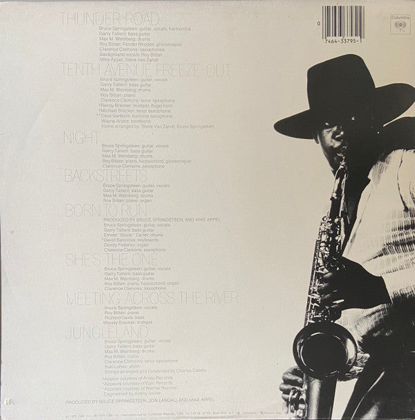 Bruce Springsteen : Born To Run (LP, Album, RE)