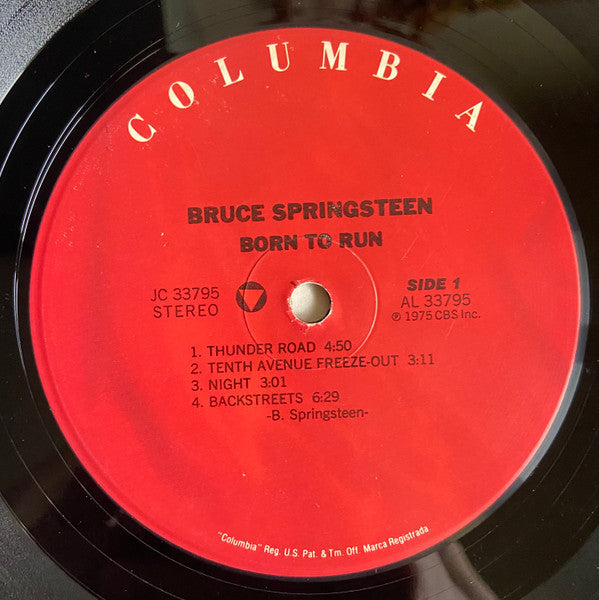 Bruce Springsteen : Born To Run (LP, Album, RE)
