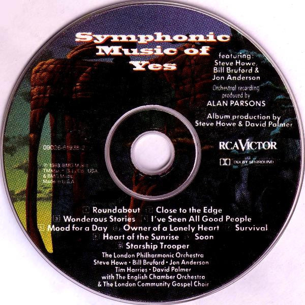 London Philharmonic Orchestra, Steve Howe • Bill Bruford • Jon Anderson • Tim Harries • David Palmer (2) With English Chamber Orchestra & London Community Gospel Choir : Symphonic Music Of Yes (CD, Album, Dol)