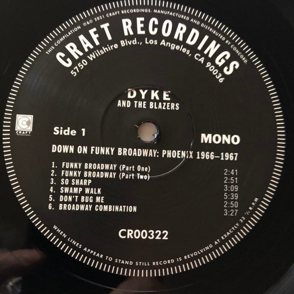 Dyke & The Blazers : Down On Funky Broadway: Phoenix 1966-1967 (2xLP, Comp)