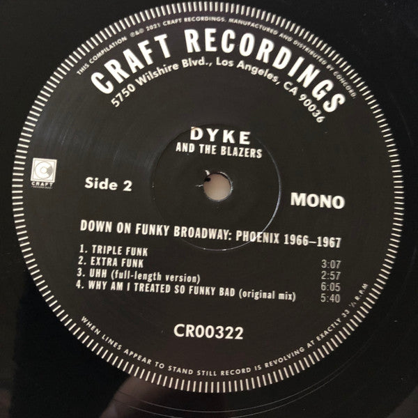 Dyke & The Blazers : Down On Funky Broadway: Phoenix 1966-1967 (2xLP, Comp)