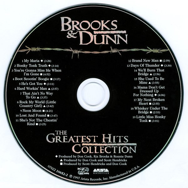 Brooks & Dunn : The Greatest Hits Collection (CD, Comp, RM)