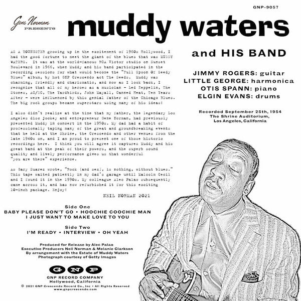 Muddy Waters Blues Band : Live In Los Angeles 1954 (10", Mono, Ltd)