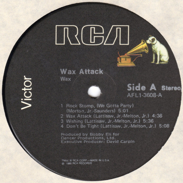 Wax (8) : Wax Attack (LP, Album)