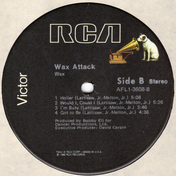 Wax (8) : Wax Attack (LP, Album)
