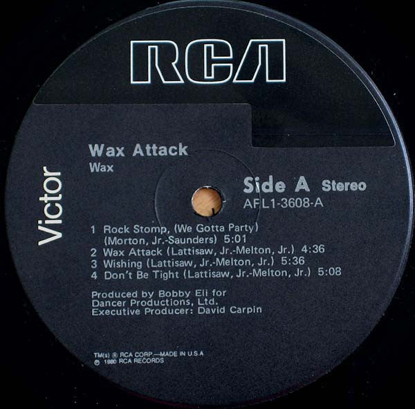 Wax (8) : Wax Attack (LP, Album)
