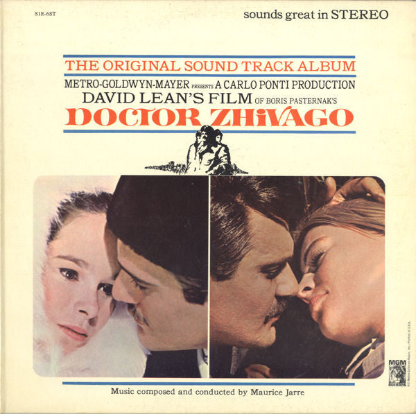 Maurice Jarre : Doctor Zhivago Original Soundtrack Album (LP, RE, Gat)
