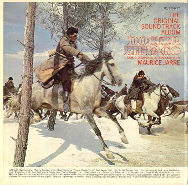 Maurice Jarre : Doctor Zhivago Original Soundtrack Album (LP, RE, Gat)