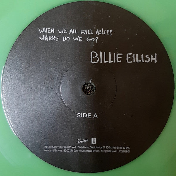 Billie Eilish : When We All Fall Asleep, Where Do We Go? (LP, Album, Gre)