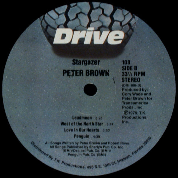 Peter Brown (2) : Stargazer (LP, Album, She)