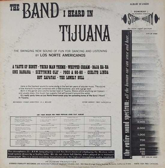Los Norte Americanos : The Band I Heard In Tijuana (LP)