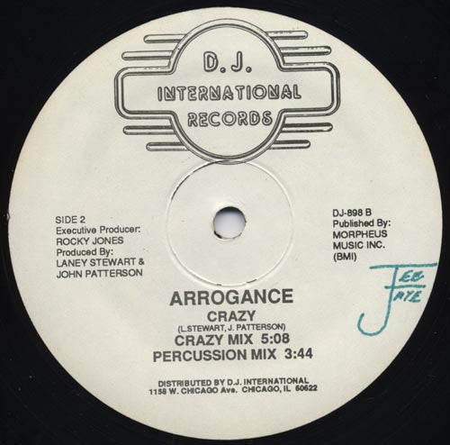 Arrogance : Crazy (12")