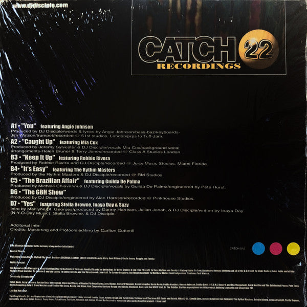 DJ Disciple : My True Colors (2x12", Album)