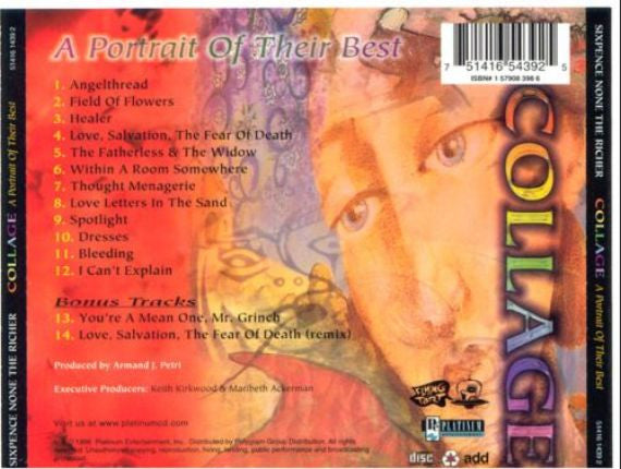 Sixpence None The Richer : Collage: A Portrait Of Their Best (CD, Album, Comp)