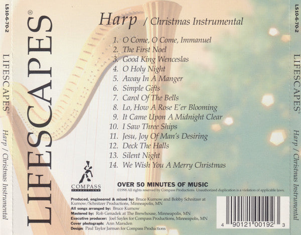 Bruce Kurnow : Harp / Christmas Instrumental (CD)