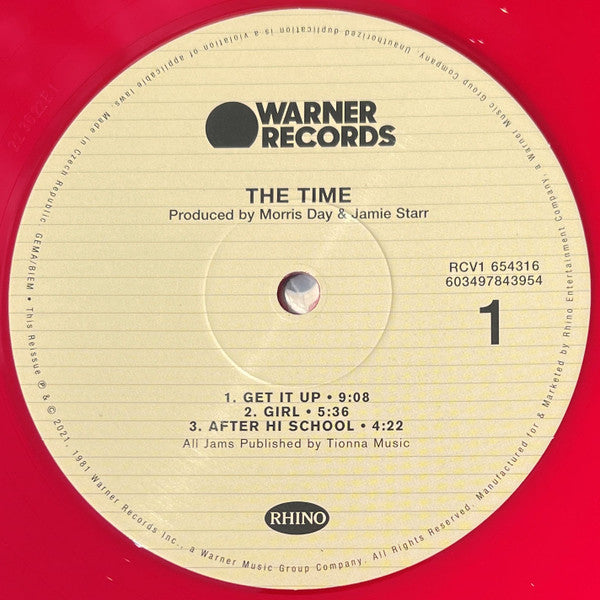The Time : The Time (Comp, Ltd + LP, Album, RE, RM, Red + LP, Comp, RM,)